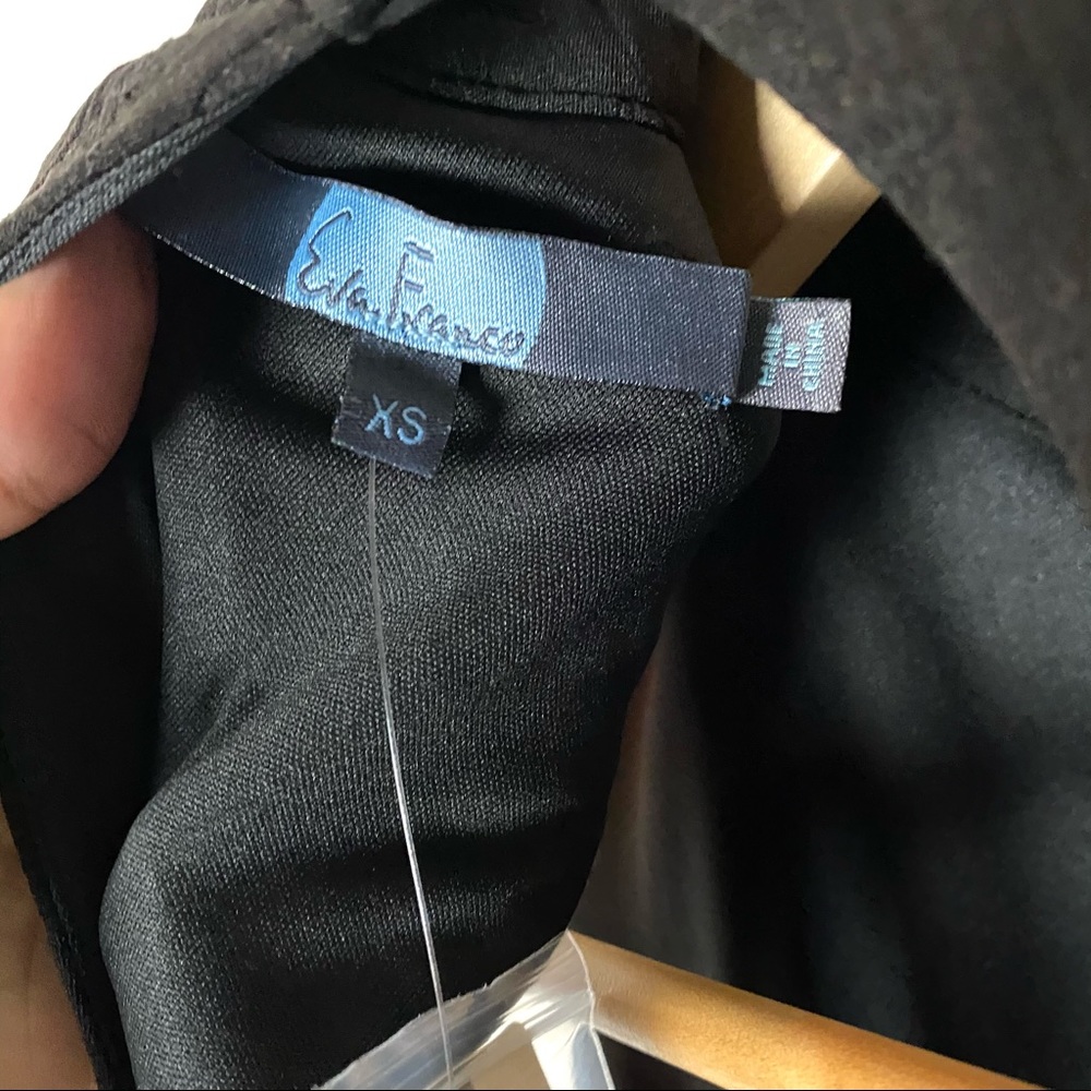 Anthropologie Eva Franco Black Mock Neck Jumpsuit - Picture 8 of 8